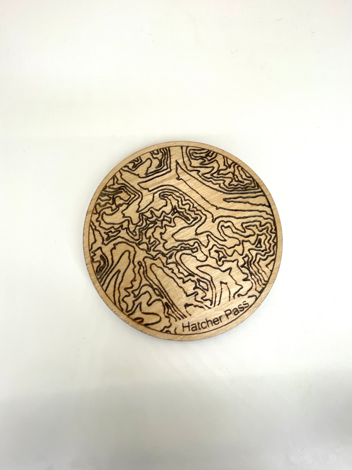 Custom Topo Design: Magnet, Coaster, or Ornament