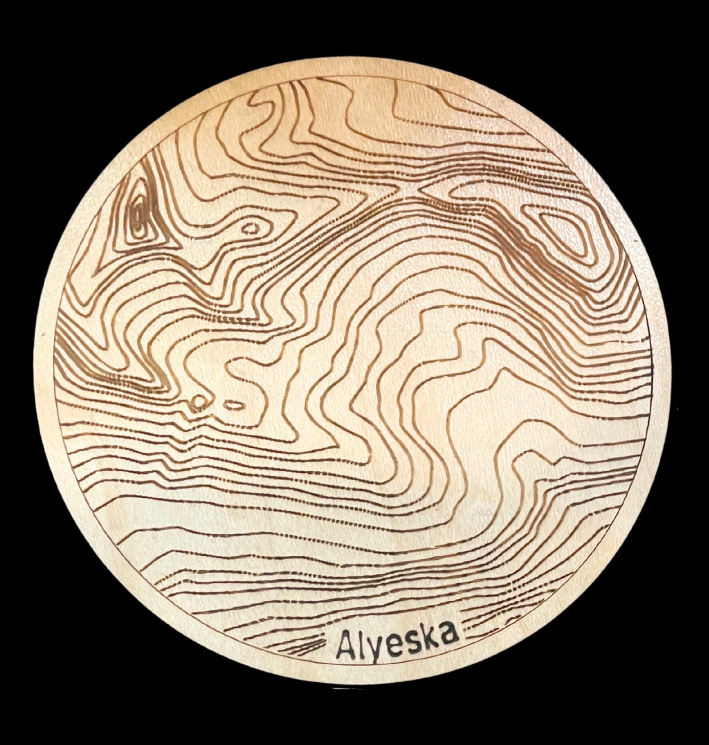 Alyeska Topo Magnets & Ornaments