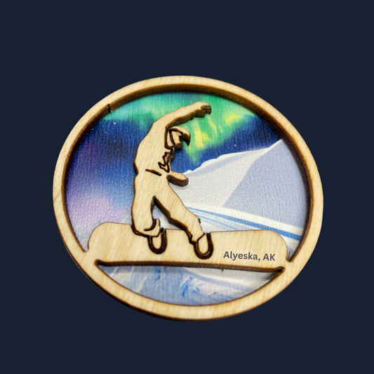 Snowboarder Magnet