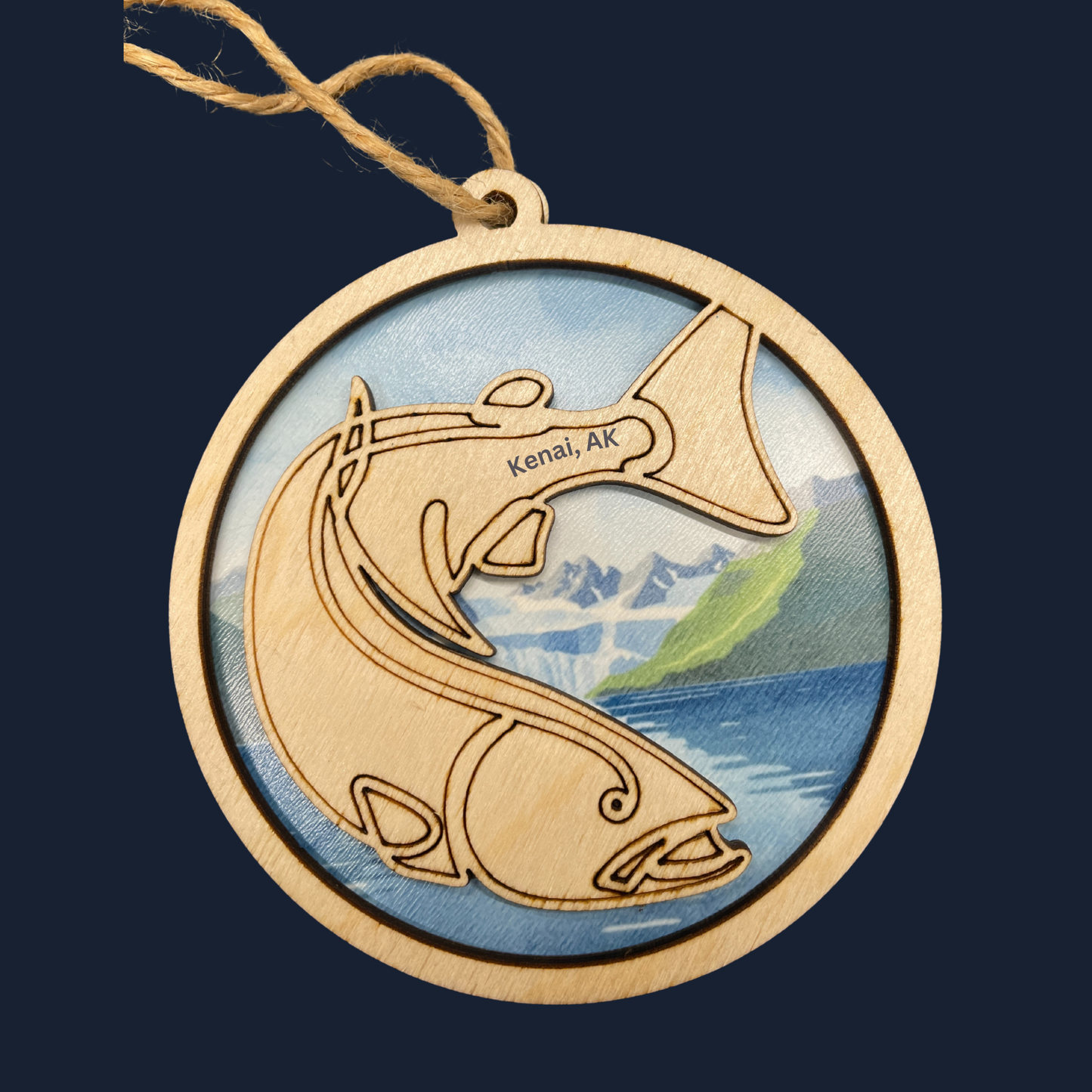 Salmon Ornament