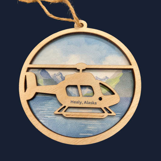Helicopter Ornament
