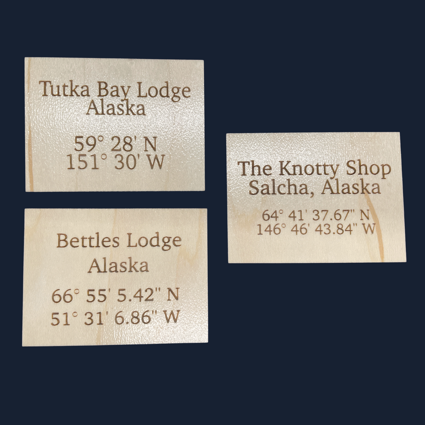 GPS Coordinate Magnets