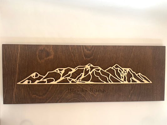 Mountain Range Line Art