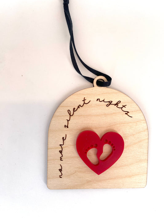 Baby Heart Christmas Ornament