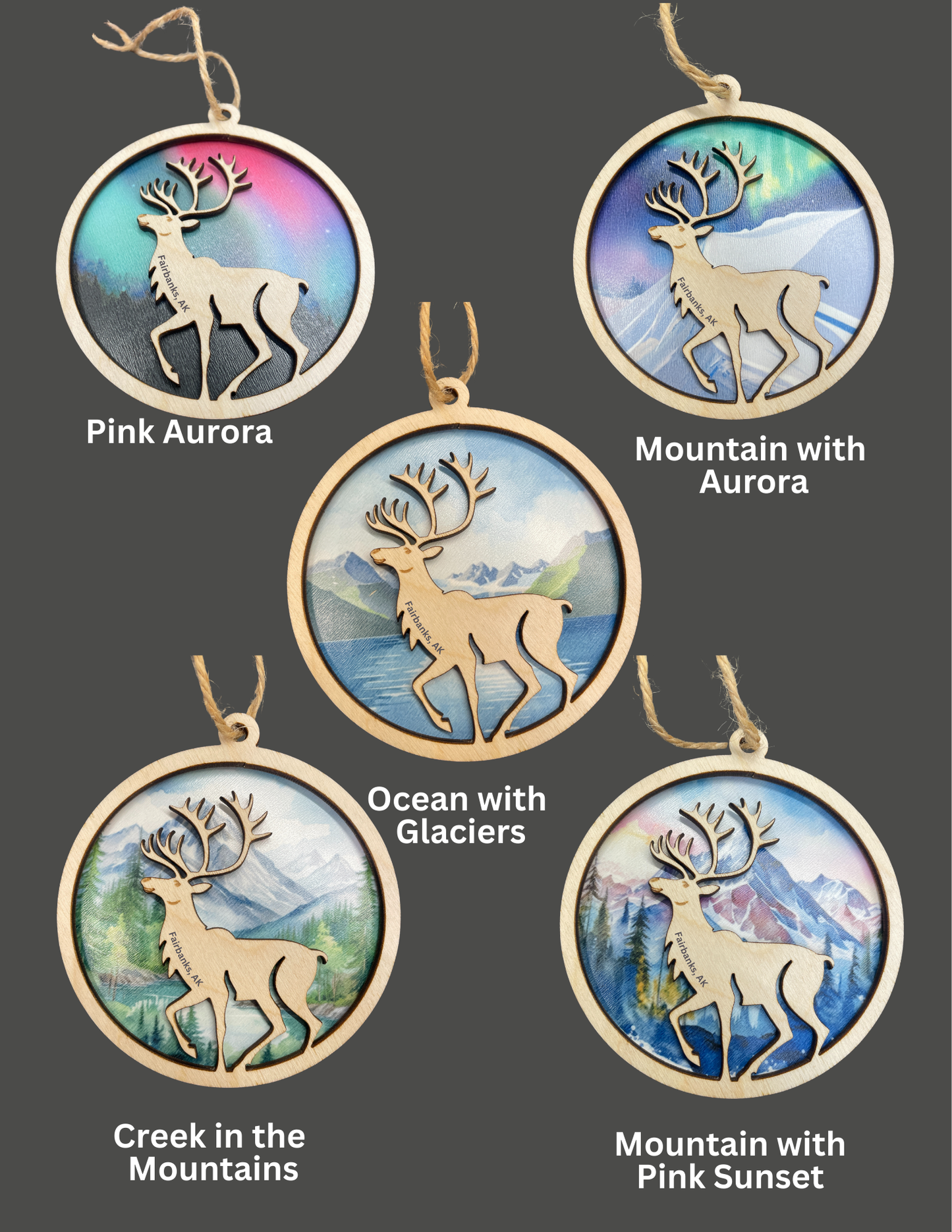 Caribou Ornament