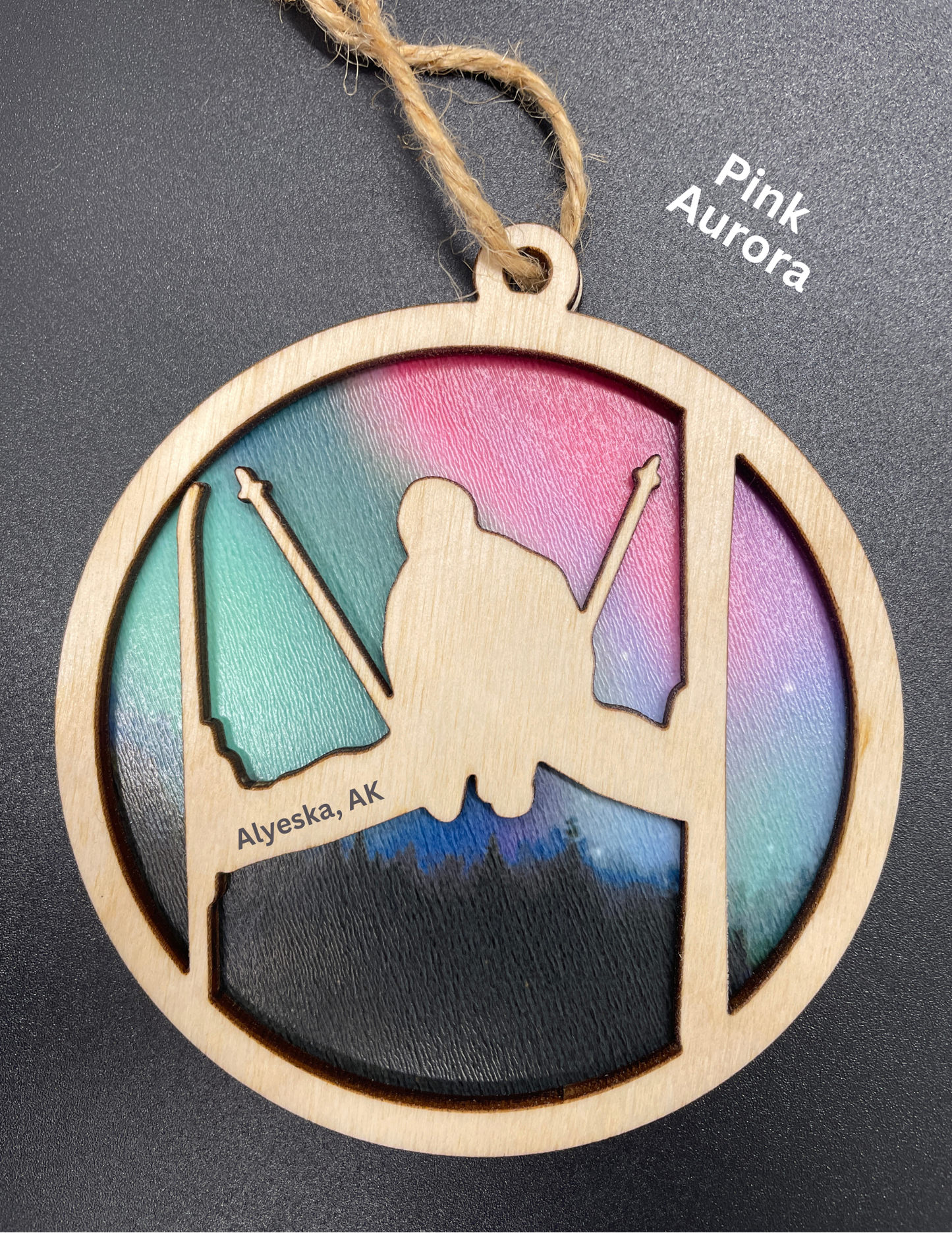 Skier Ornament