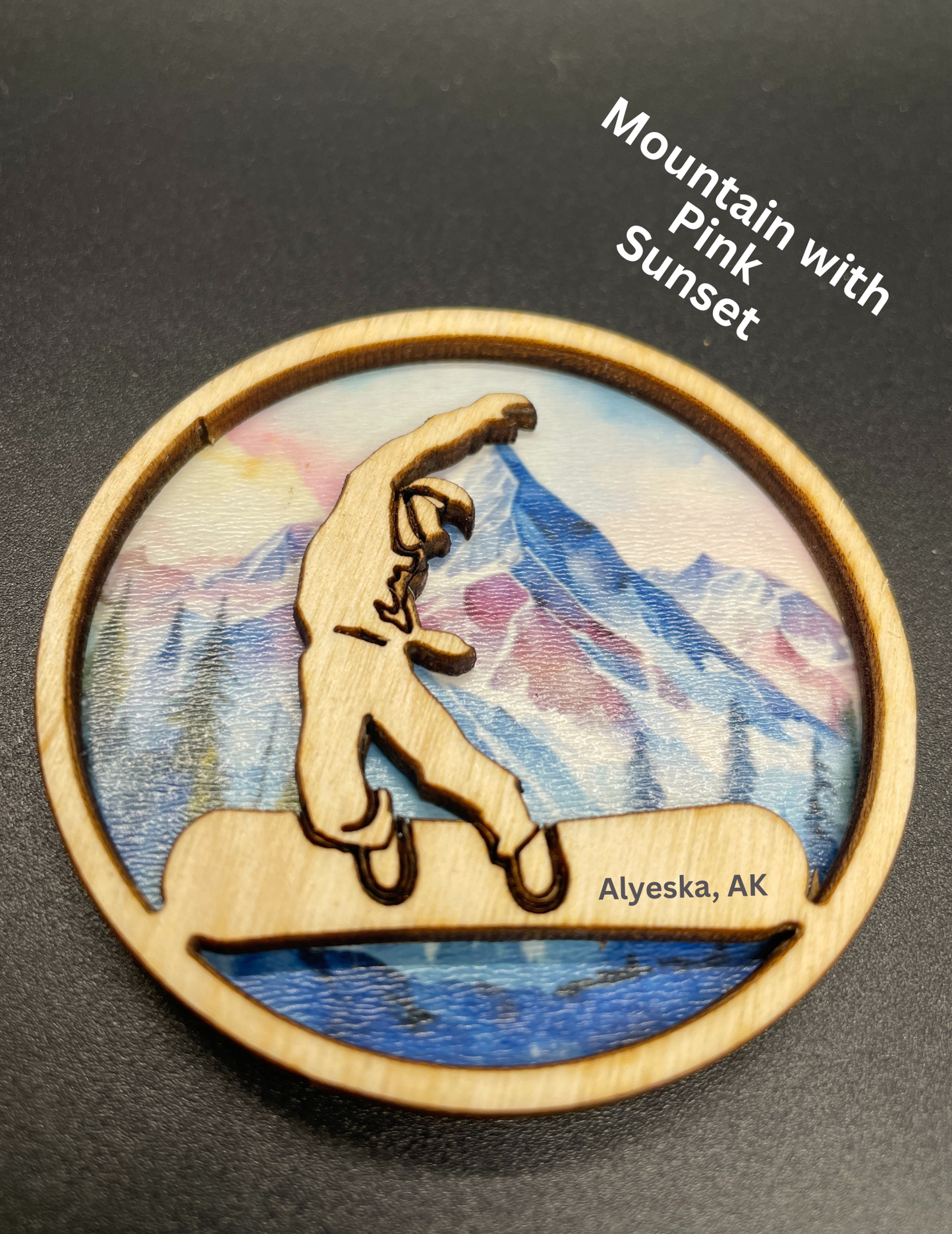 Snowboarder Magnet